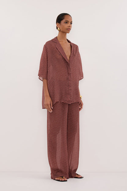 TIA SAHARA MICRO CHECK PANT