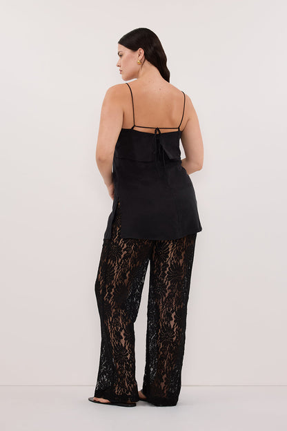 WILMA BLACK LACE PANT