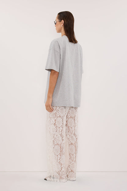 WILMA WHITE LACE PANT