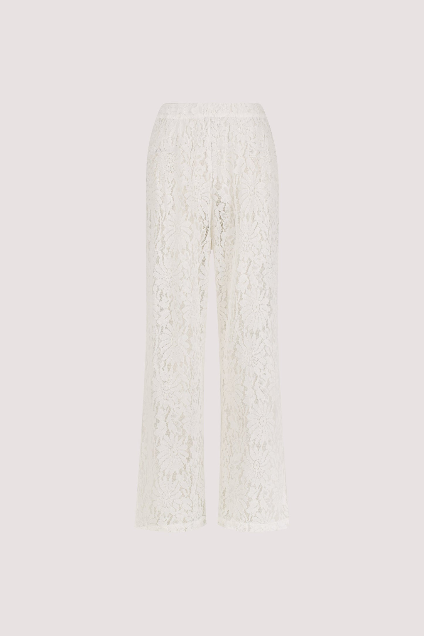 WILMA WHITE LACE PANT