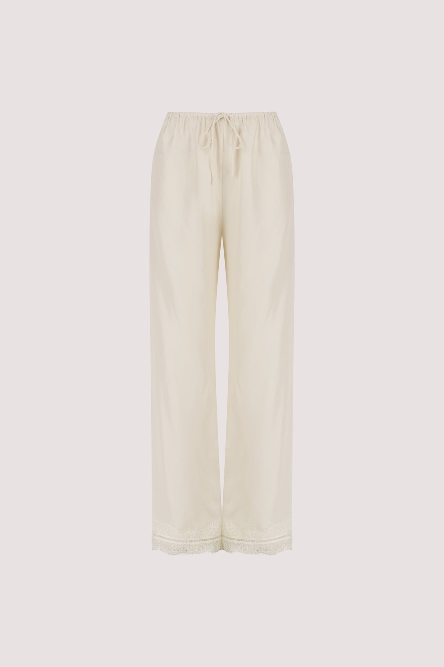 ANDREA SANDSTONE CUPRO LACE PANT