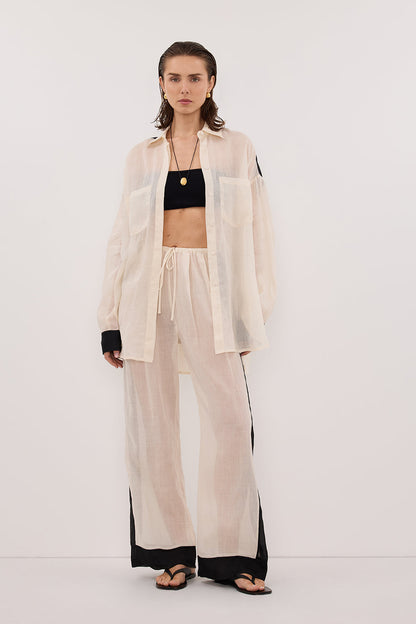 VIVIANNA SANDSTONE RAMIE PANT