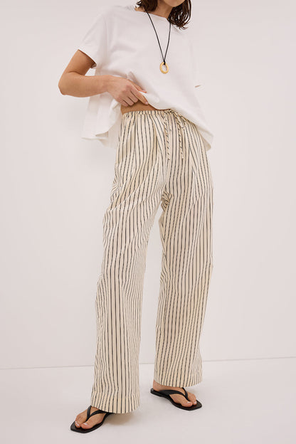 SABLE CREAM SILK BLEND PANT