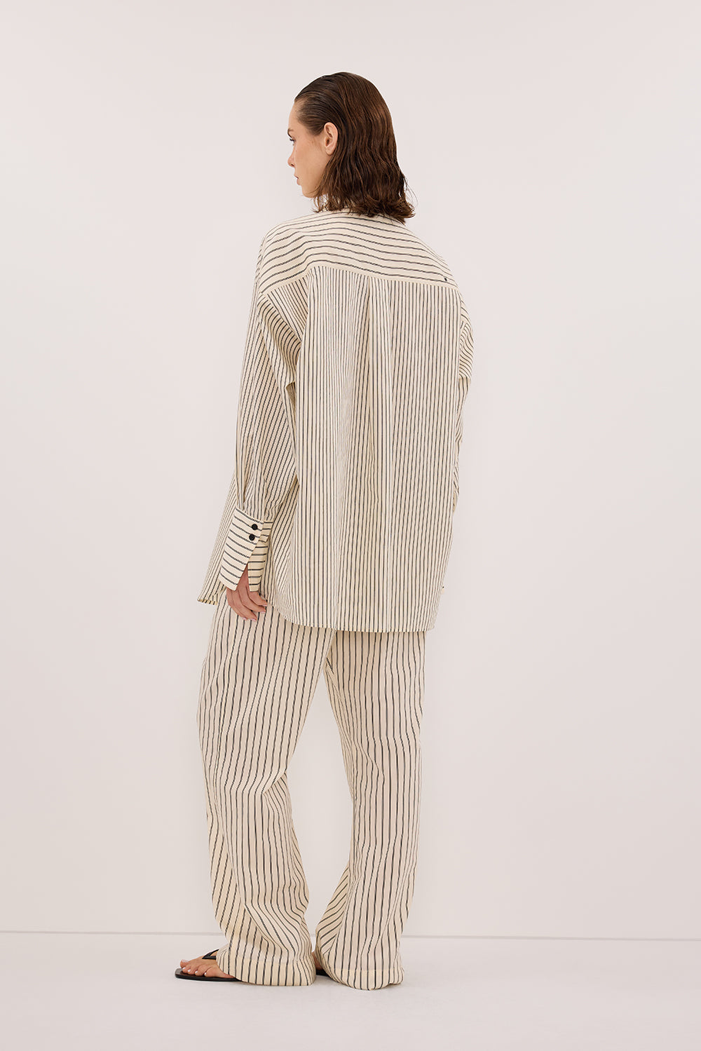 SABLE CREAM SILK BLEND PANT