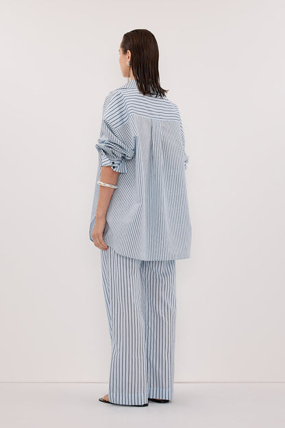 SABLE ICE BLUE SILK BLEND PANT