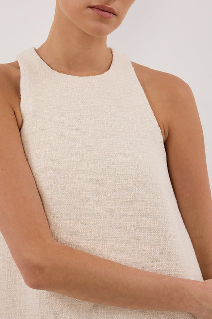 NIA NATURAL MINI DRESS