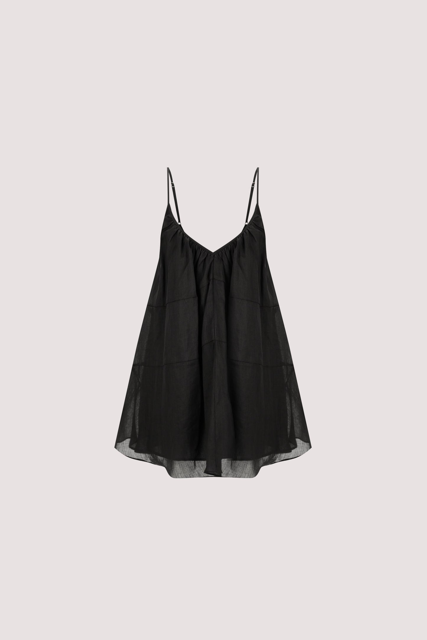 KAHN BLACK RAMIE MINI DRESS