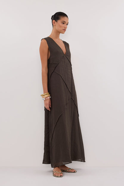 JONA PETROL RAMIE MIDI DRESS