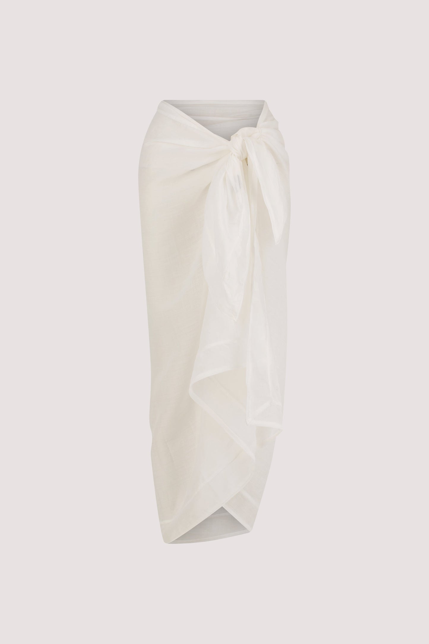TROPEZ WHITE RAMIE SARONG