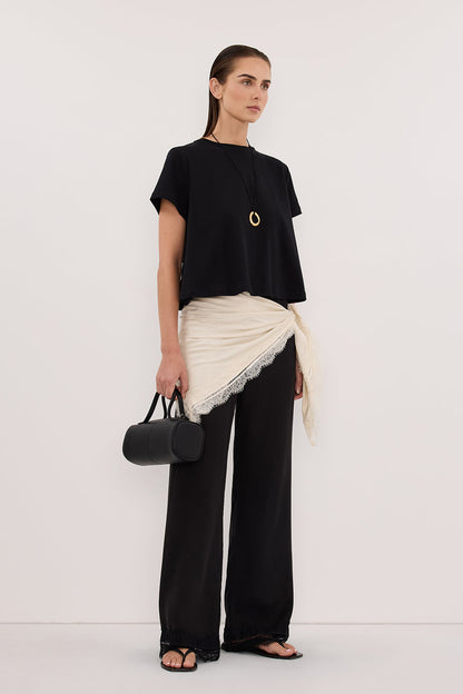 ANDREA SANDSTONE CUPRO LACE SCARF