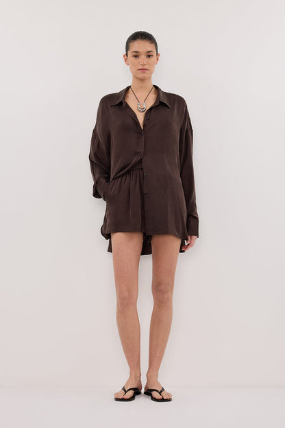 ISLA BITTER CHOC SILK SHORT