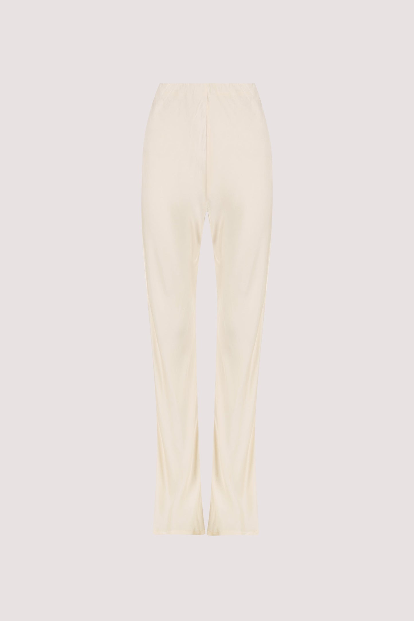 NIKKI CREAM SATIN BIAS PANT