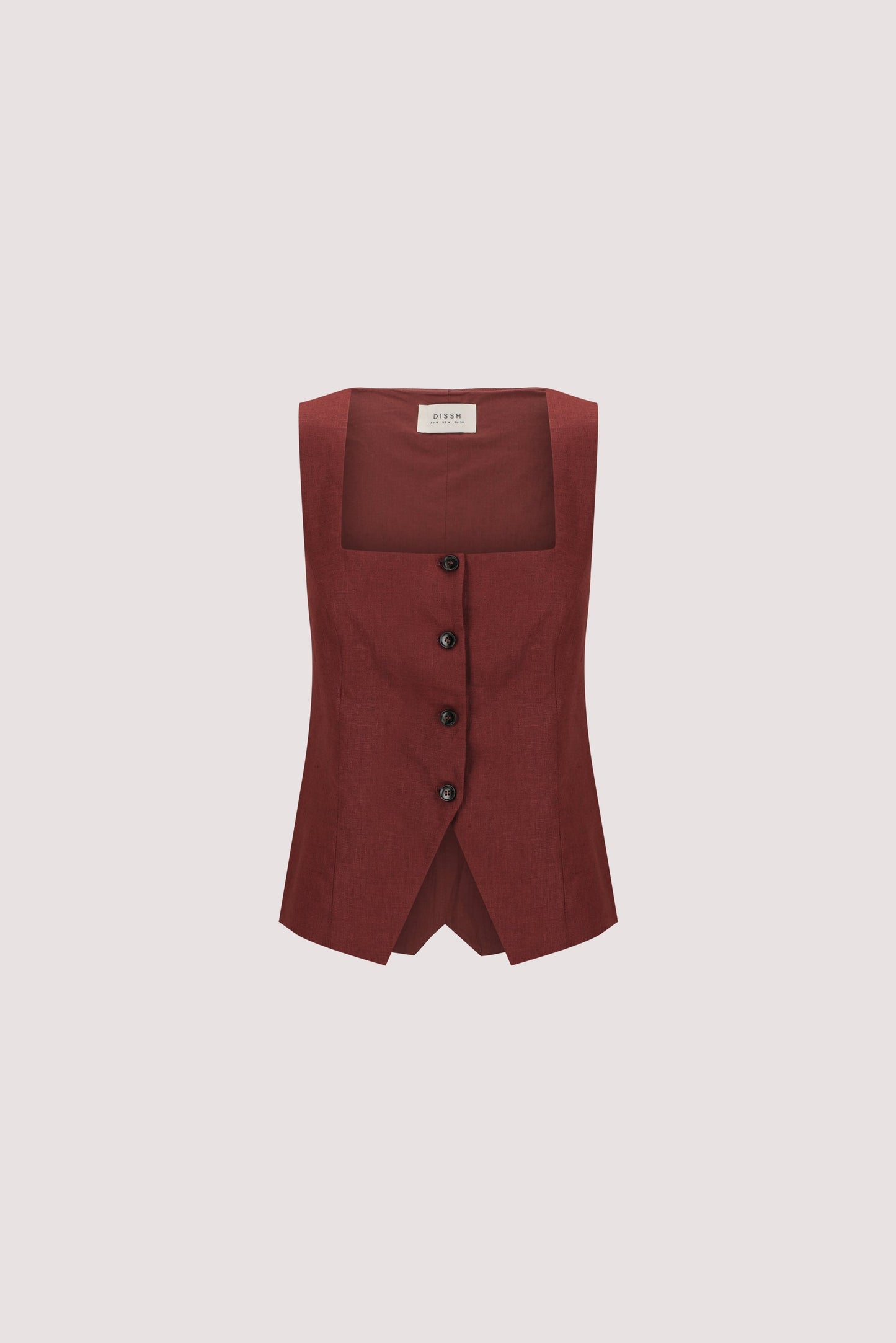 FRAN SAHARA LINEN VEST