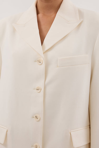 LIV CREAM BOYFRIEND BLAZER