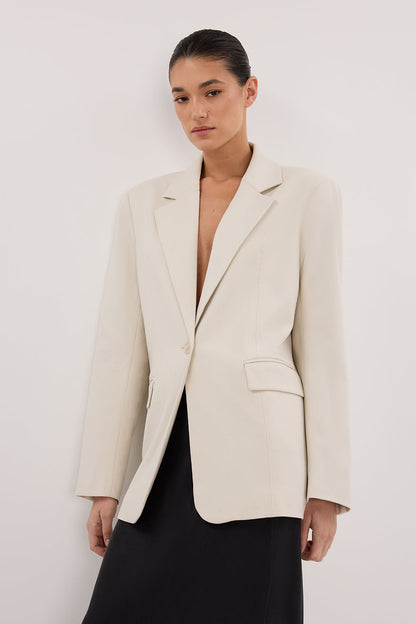 EDEN PLASTER OVERSIZED BOXY BLAZER