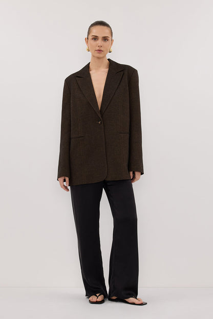 CHARLIE CHOC WOOL BLEND BLAZER