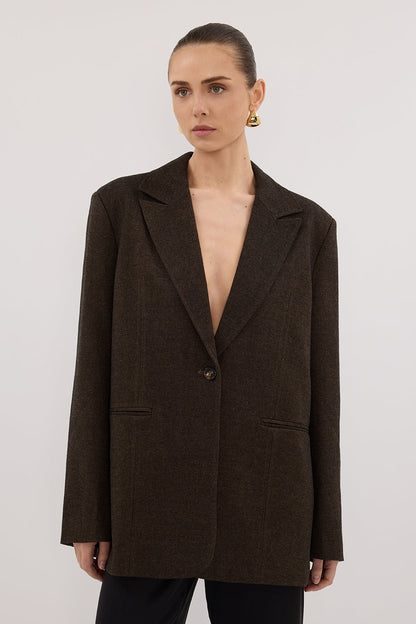 CHARLIE CHOC WOOL BLEND BLAZER