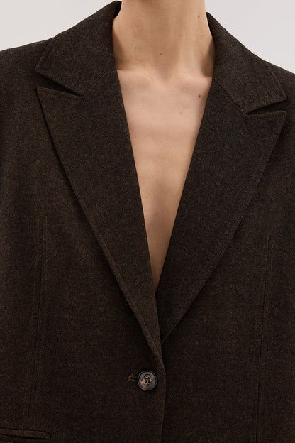 CHARLIE CHOC WOOL BLEND BLAZER