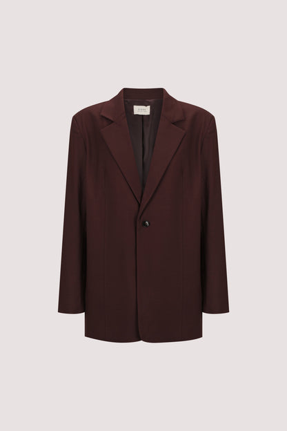 PRUE WALNUT OVERSIZED BLAZER