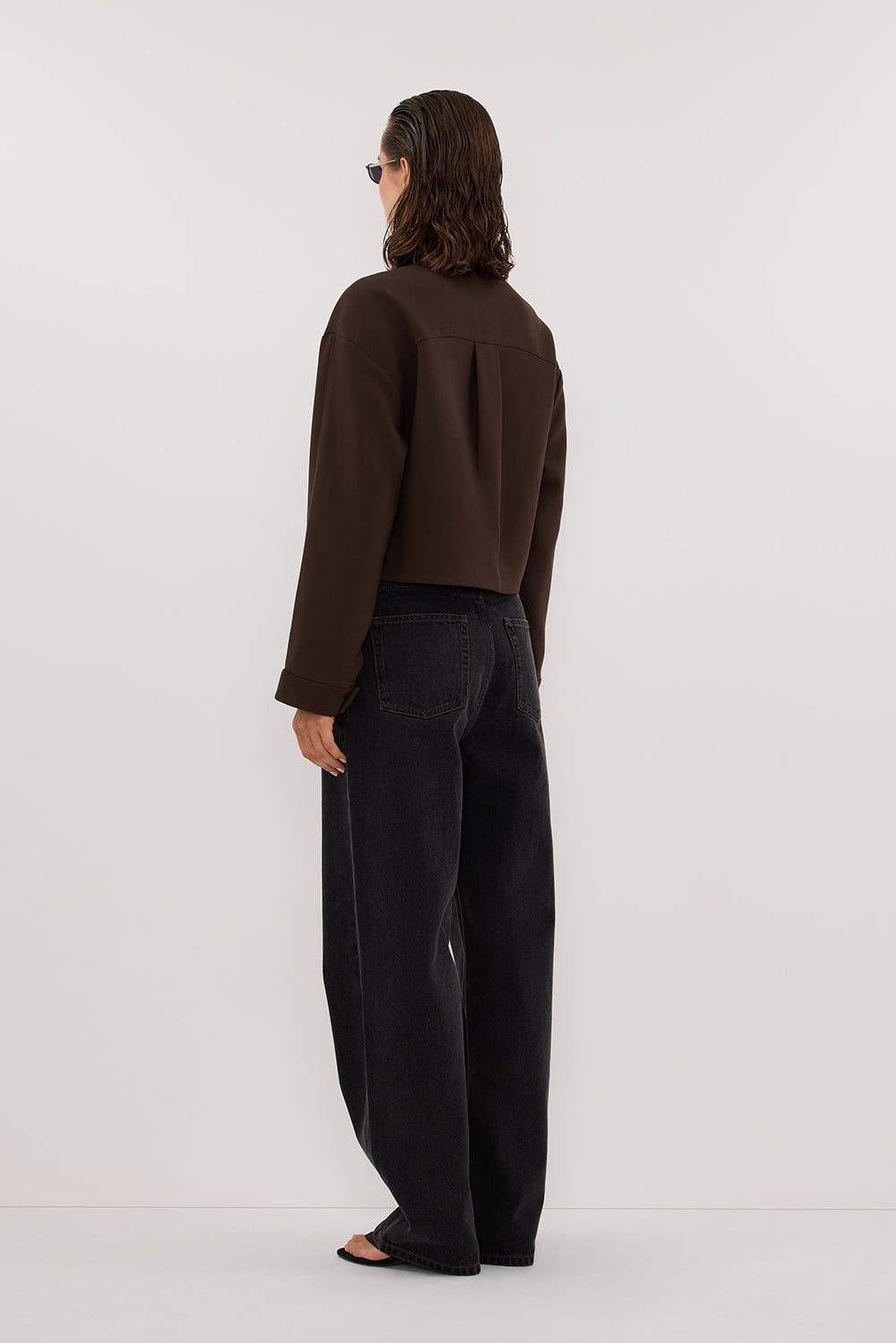 LEX DARK CLOVER CROPPED JACKET