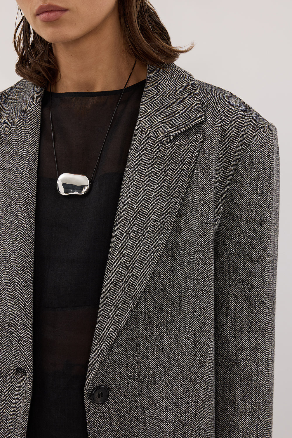 MANHATTAN CHARCOAL TWEED BLAZER