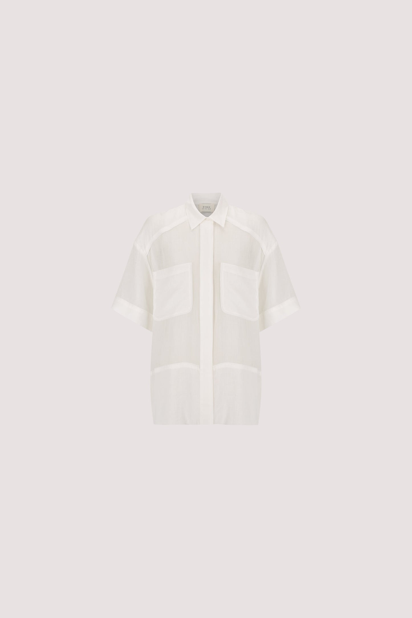 KAI WHITE RAMIE RESORT SHIRT