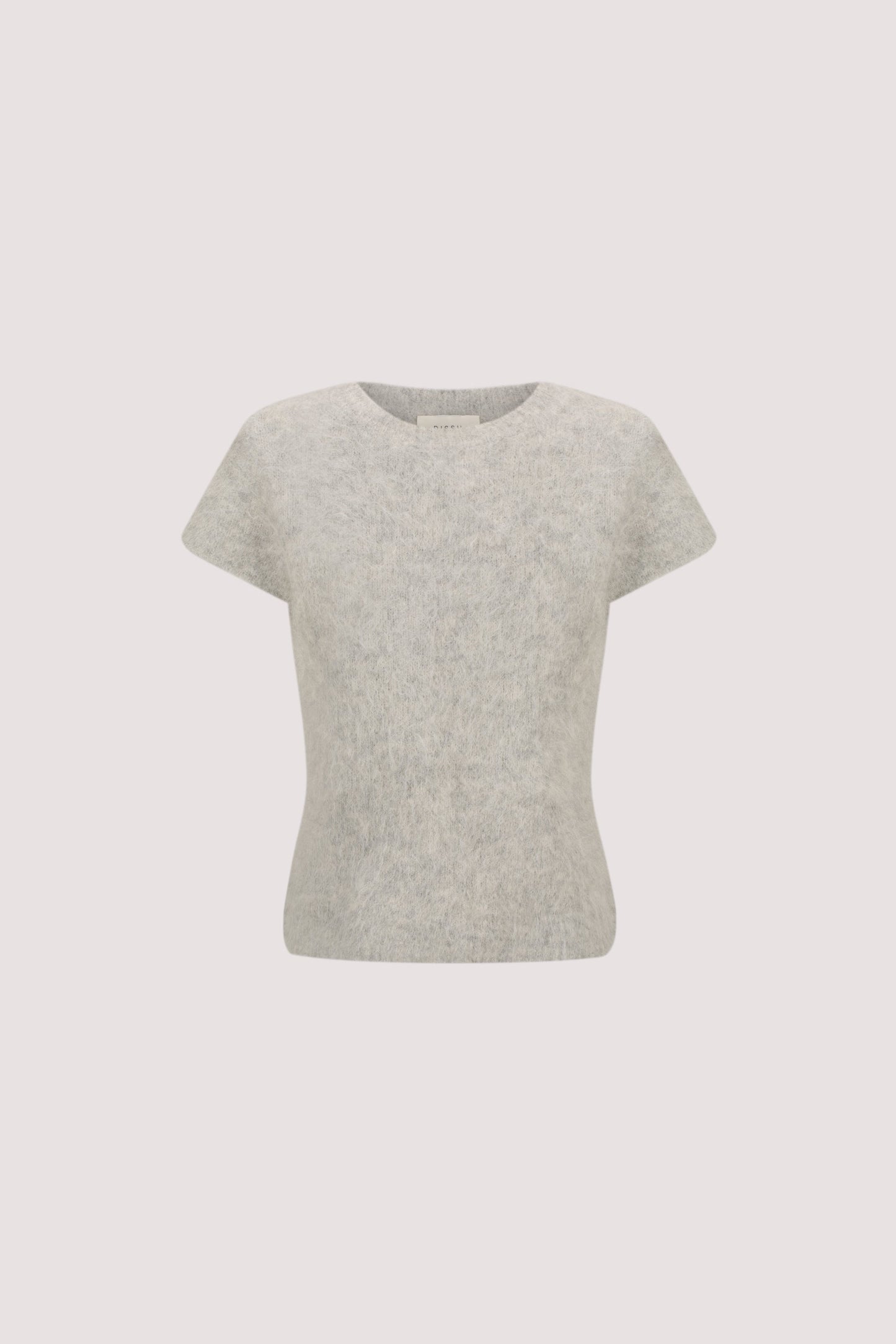 SALMA SILVER CAP SLEEVE KNIT TOP