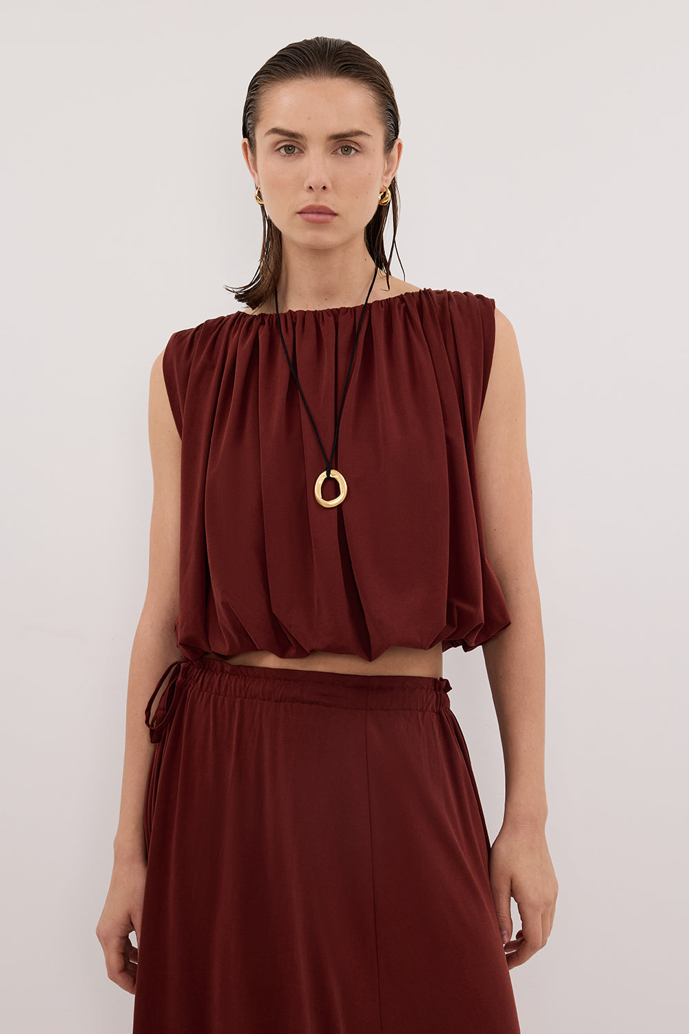 AVA SAHARA SLEEVELESS MODAL BLEND TOP