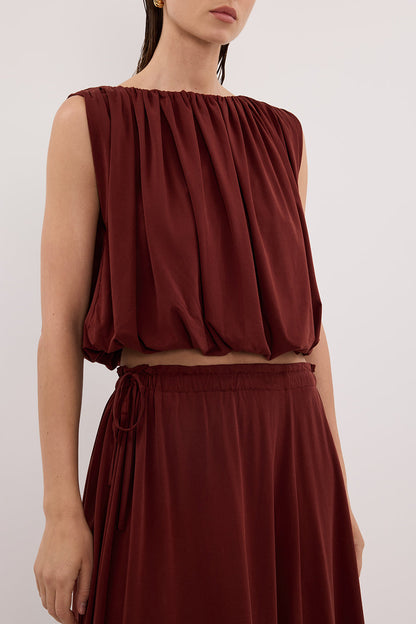 AVA SAHARA SLEEVELESS MODAL BLEND TOP