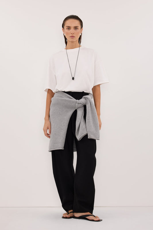 TYRA WHITE BOYFRIEND TEE