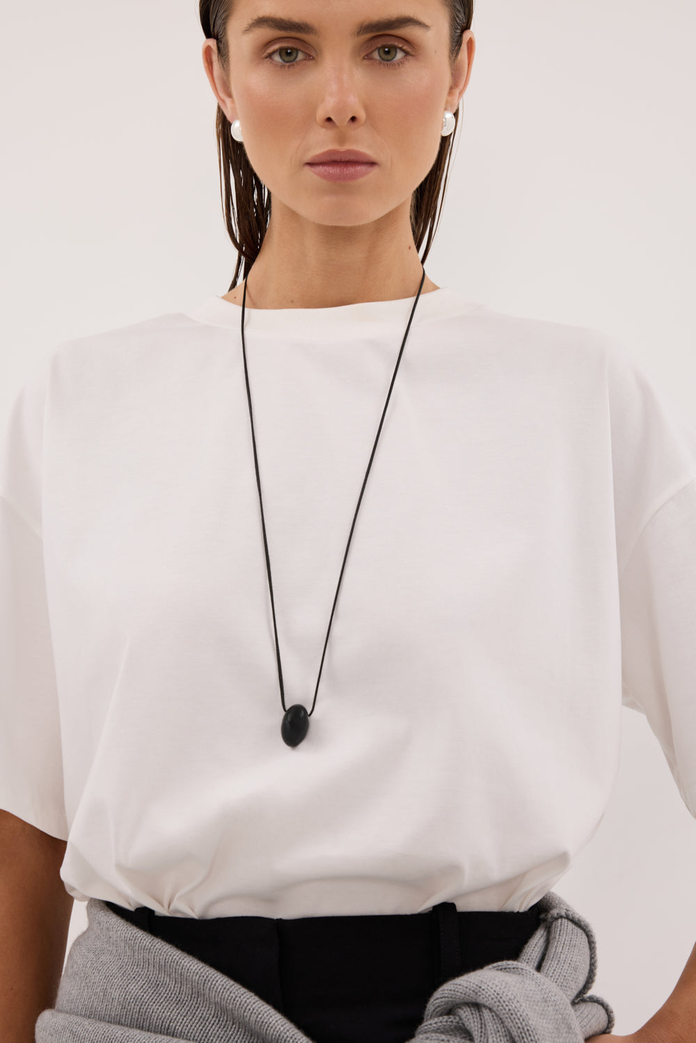 TYRA WHITE BOYFRIEND TEE