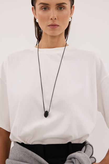 TYRA WHITE BOYFRIEND TEE