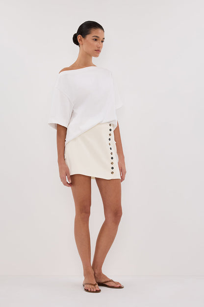 DEMI CREAM TAILORED SKORT