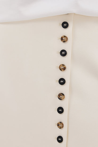 DEMI CREAM TAILORED SKORT