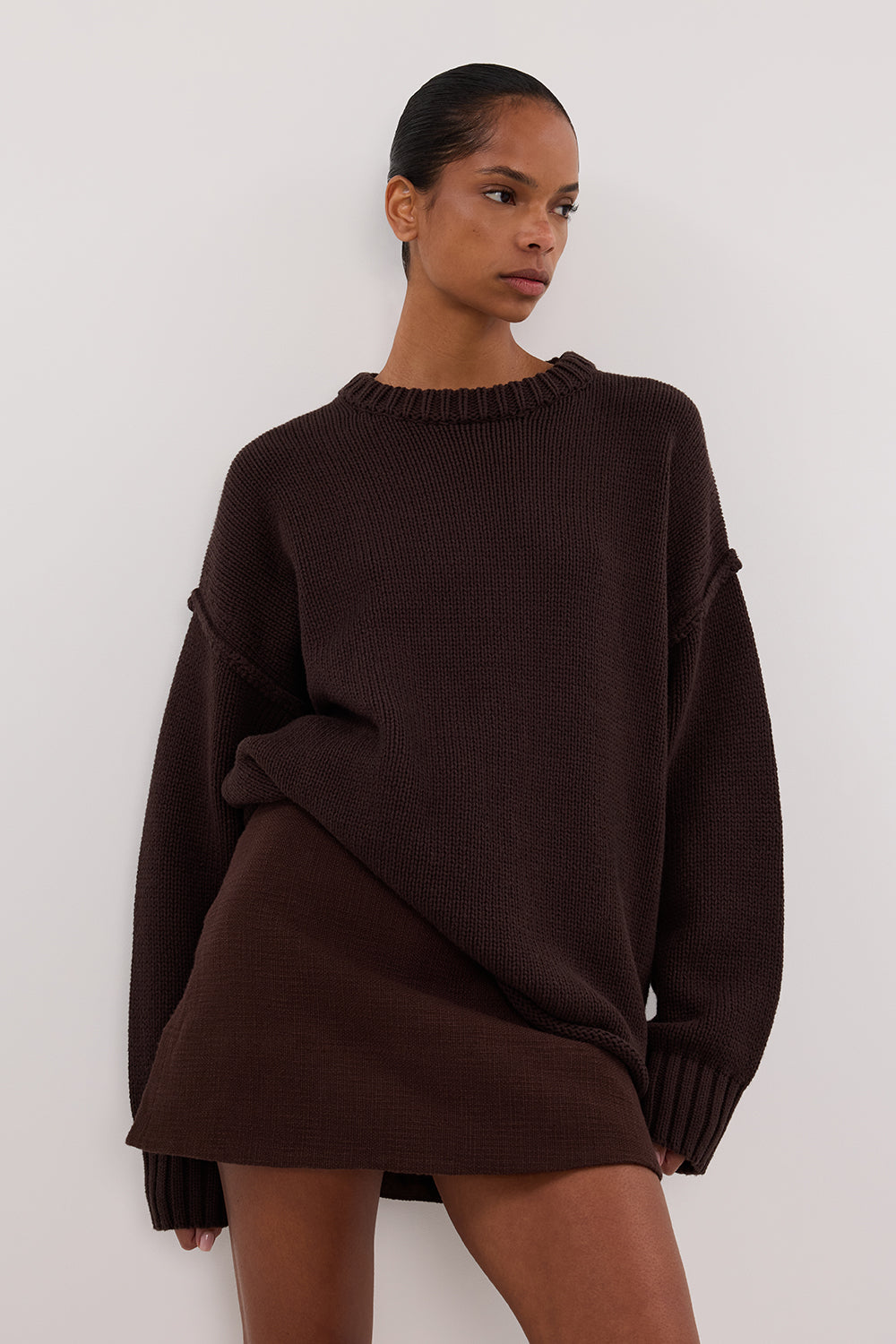 NIEVE CHOCOLATE MINI SKORT