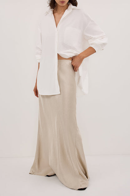 BREANNA PUMICE JACQUARD MAXI SKIRT