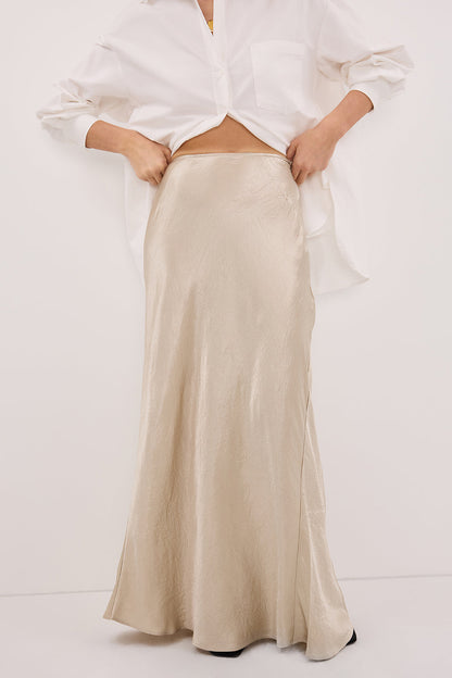 BREANNA PUMICE JACQUARD MAXI SKIRT