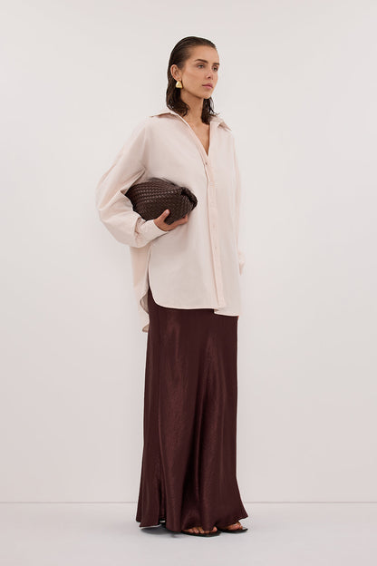 BREANNA WALNUT JACQUARD MAXI SKIRT