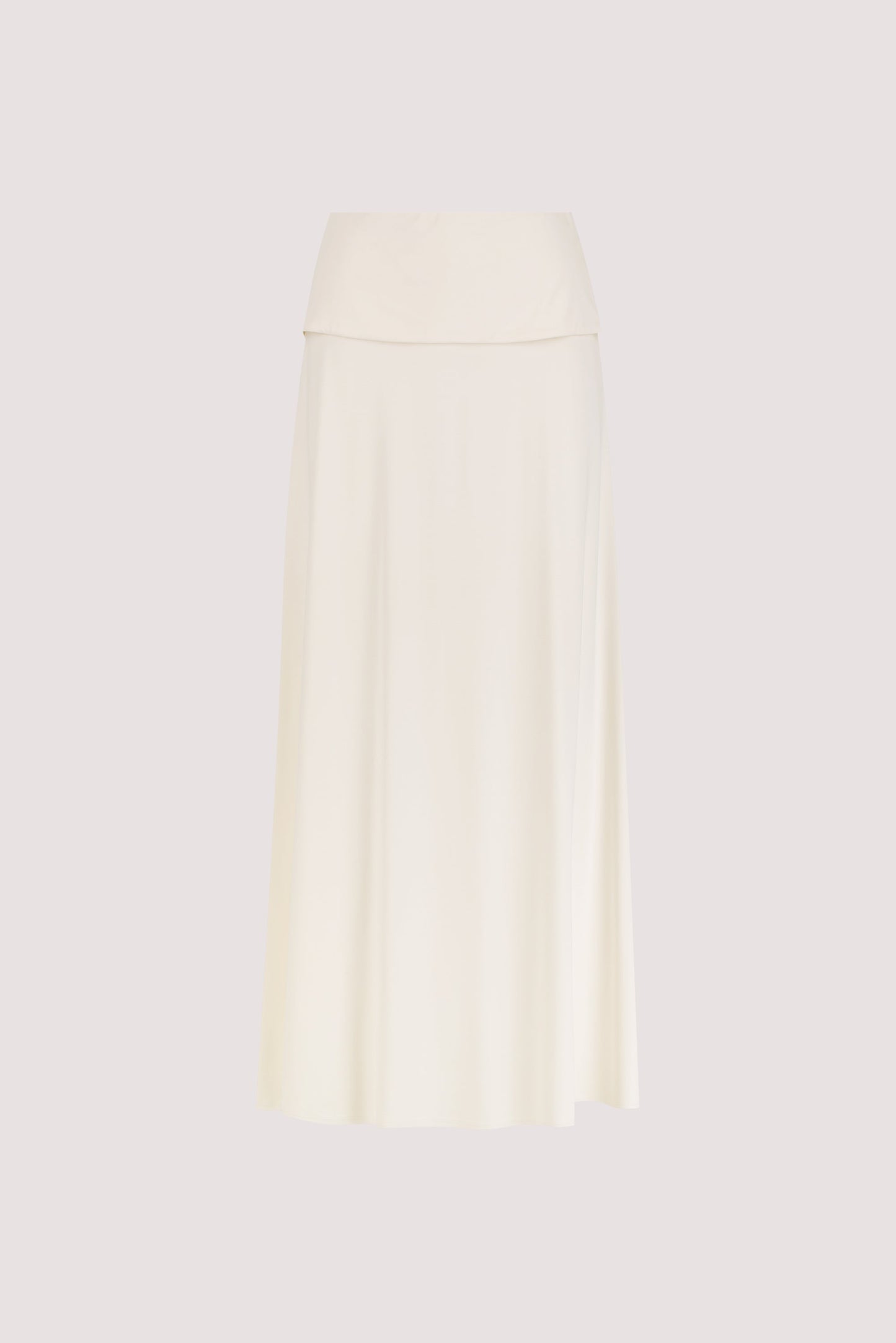 JULIE OFF WHITE MODAL BLEND MAXI SKIRT