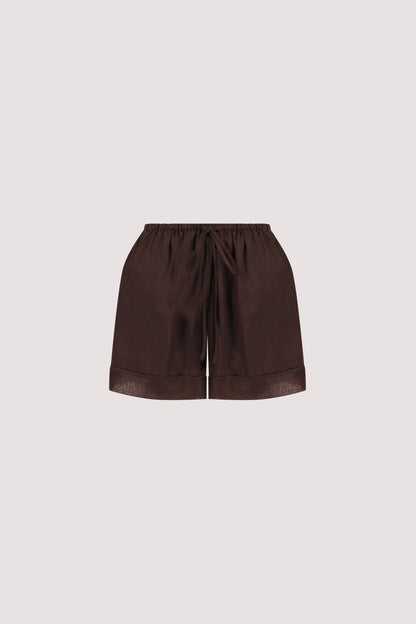 KAI BURNT CHOC RAMIE SHORT