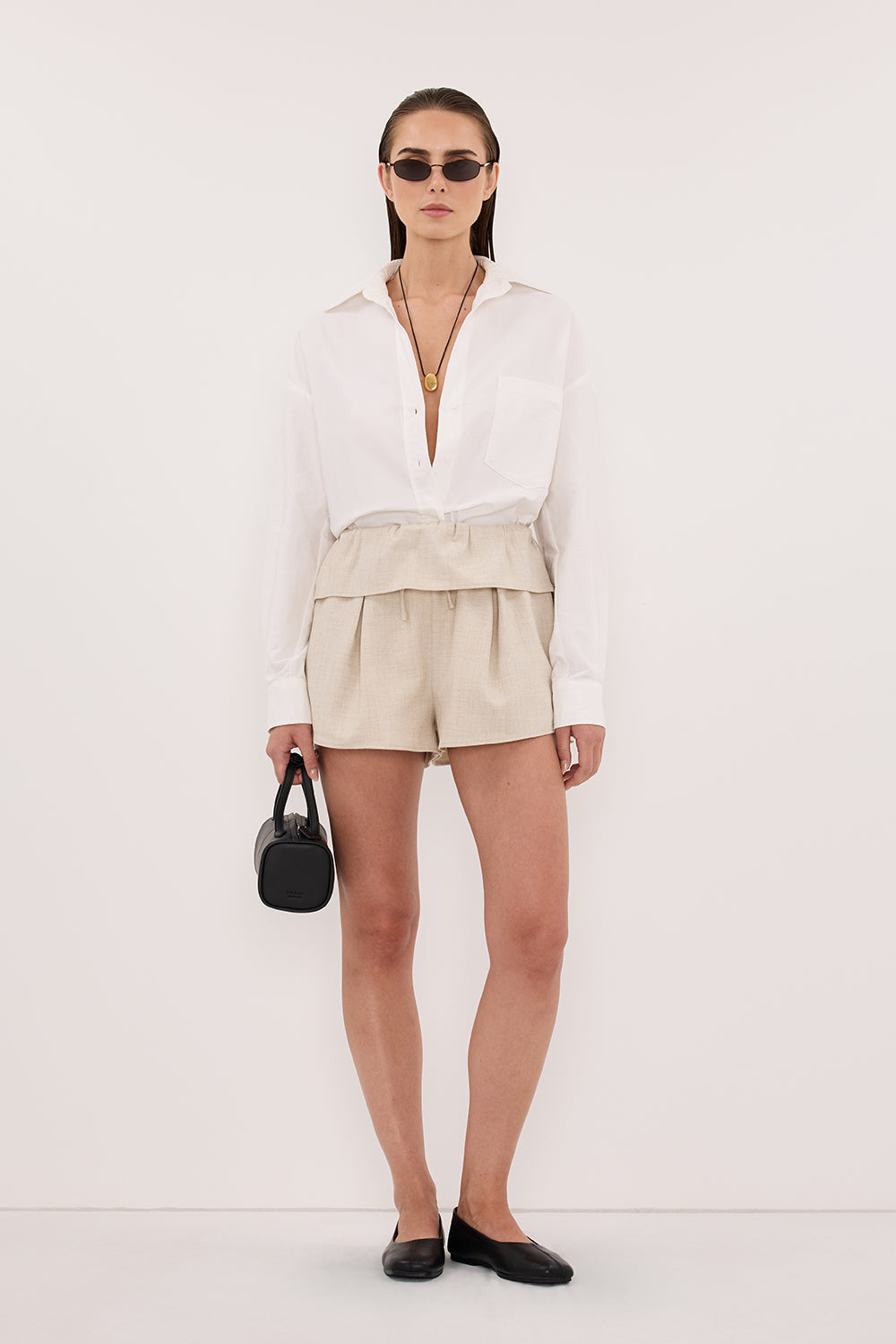 CYRUS NATURAL MARLE FISHERMAN SHORT