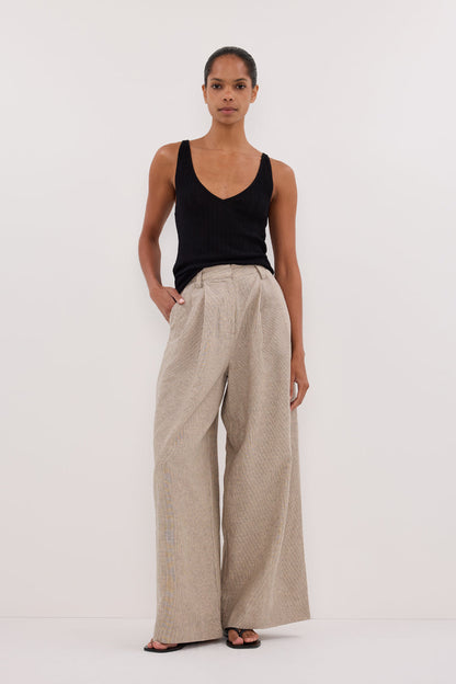 ELIAS OAT LINEN BLEND PANT