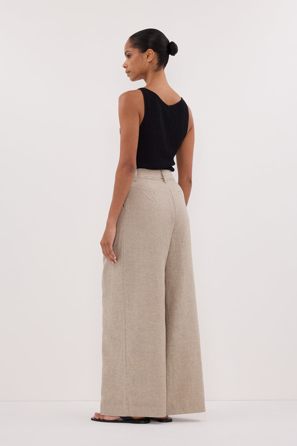 ELIAS OAT LINEN BLEND PANT