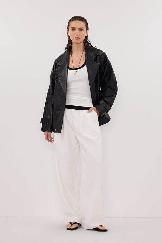 EDEN WHITE TAILORED PANT