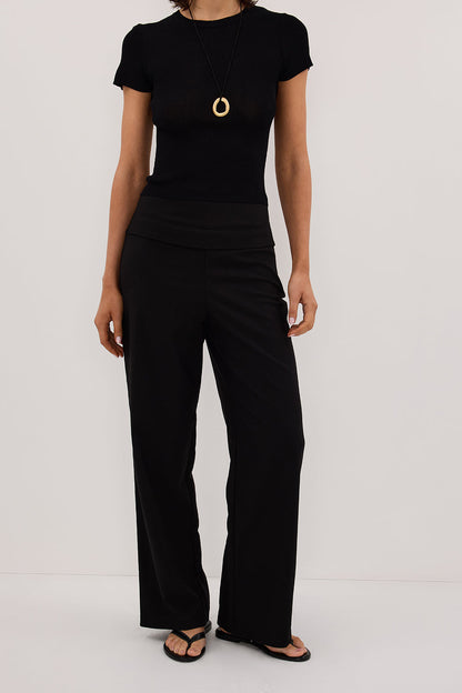 RITA BLACK TAILORED PANT