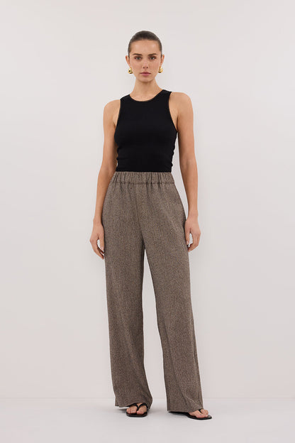 FRANKIE CHOC TWEED PANT