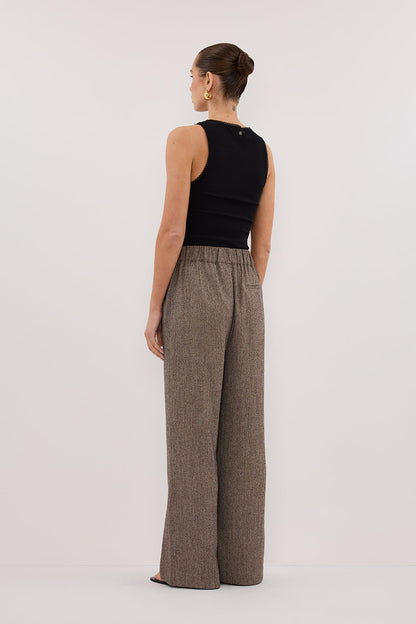 FRANKIE CHOC TWEED PANT