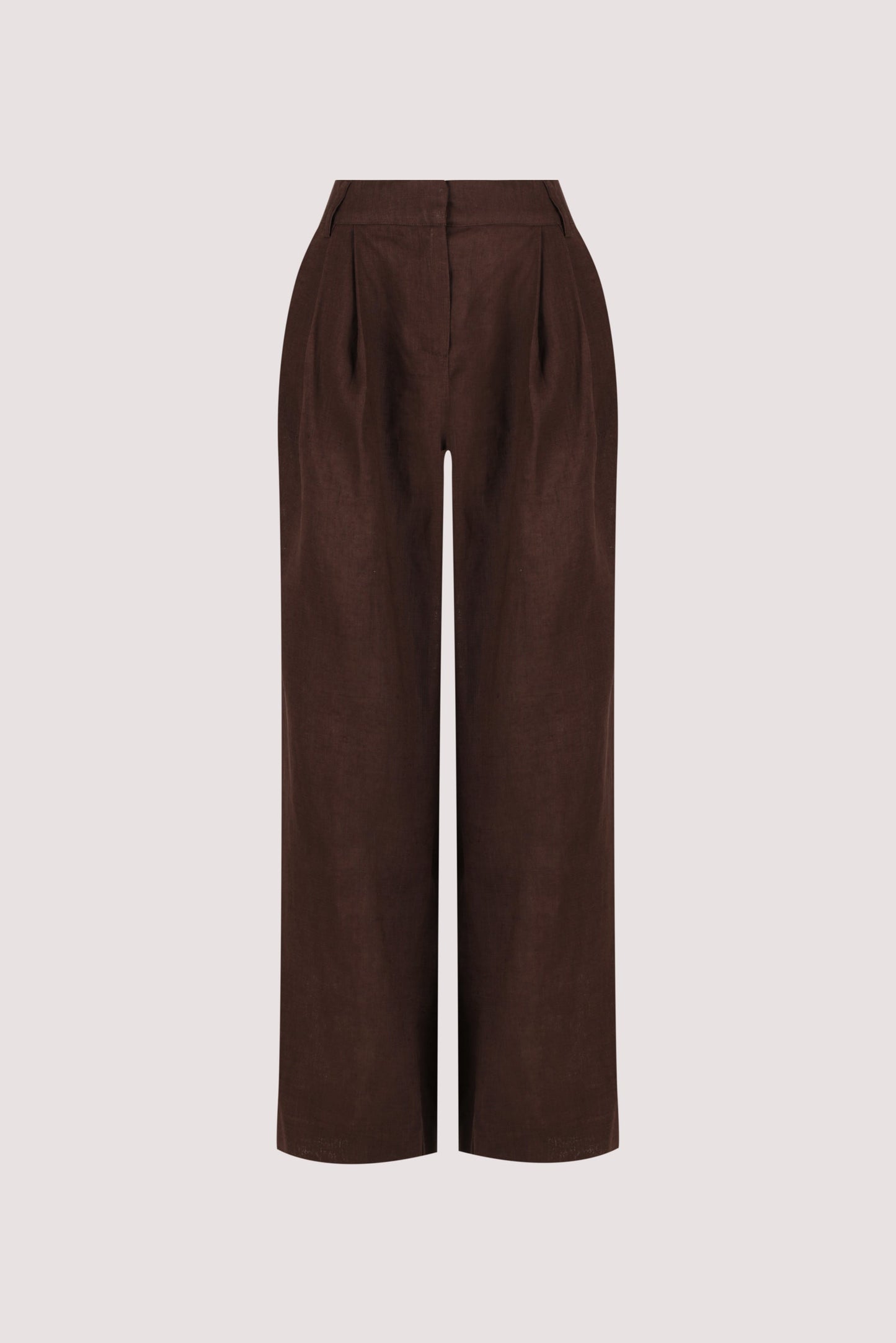 FRAN COCOA CHOC LINEN PANT