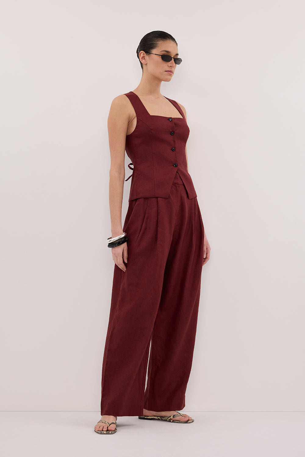 FRAN SAHARA LINEN PANT