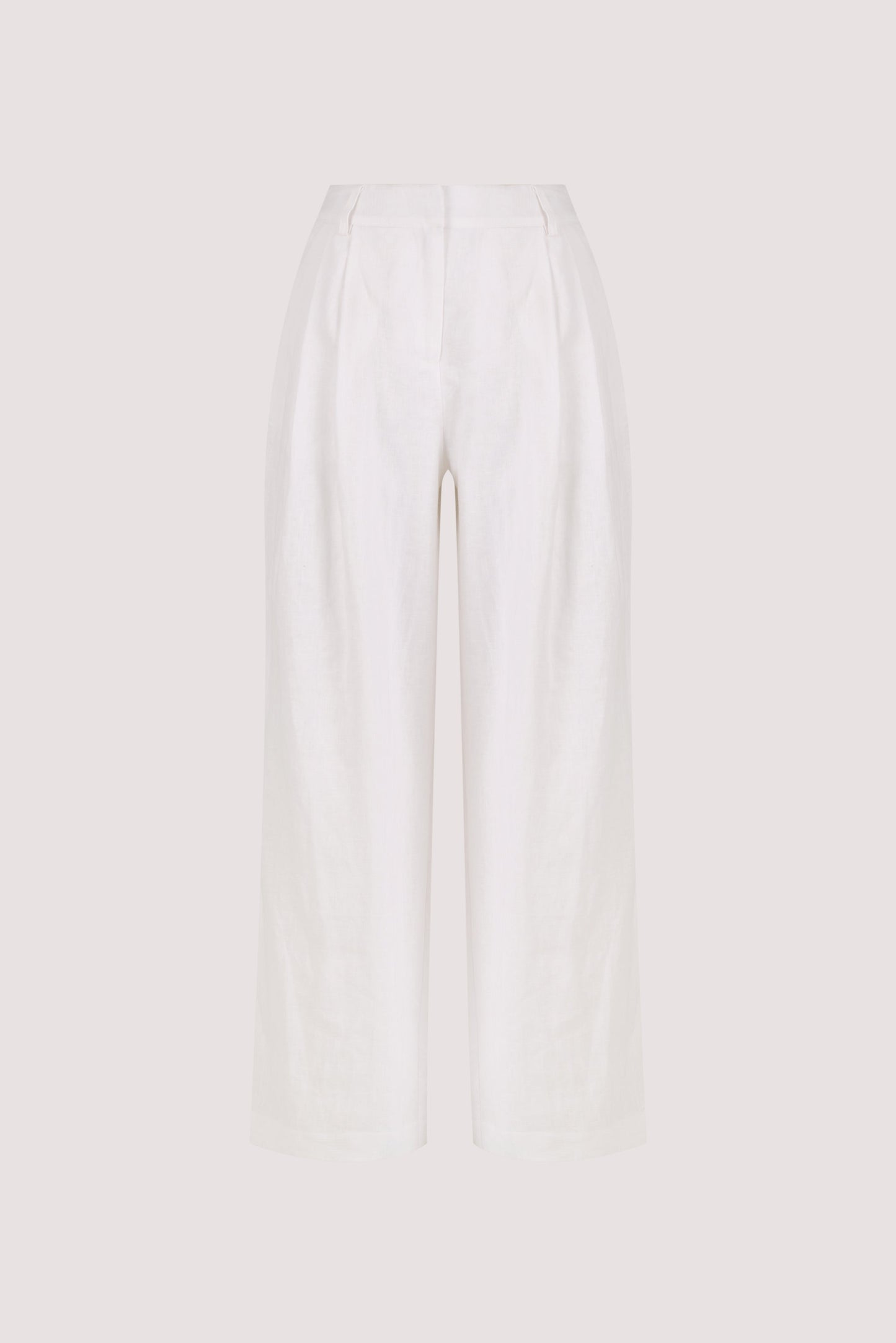 FRAN WHITE LINEN PANT